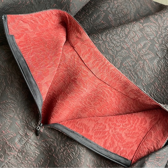 Designer Luxurious Chinese Brown Dress Cheongsam Qipao Size: S | Traditional Chi - Picture 9 of 13